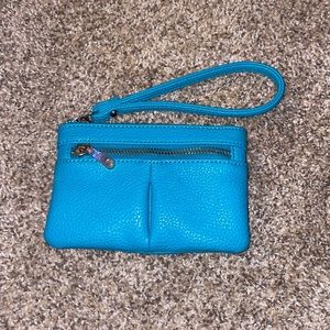 CHARMING CHARLIE LIGHT BLUE WALLET